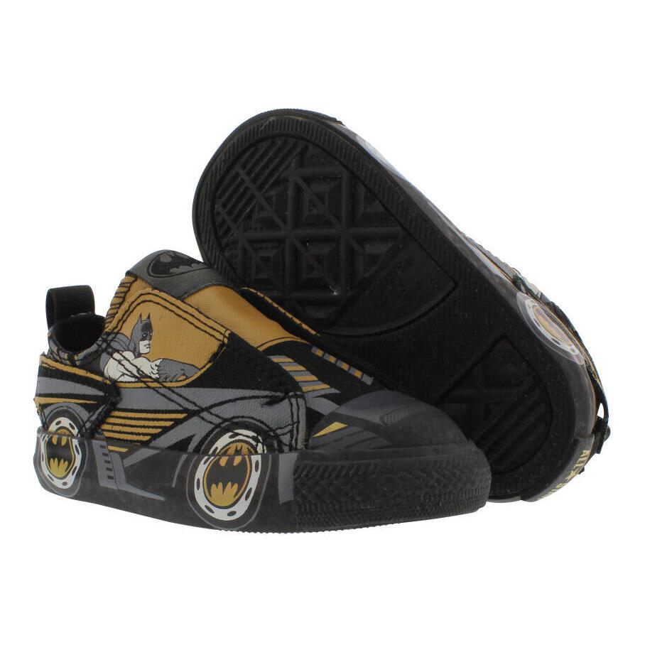 Lookbook 大童 Converse 賽車款 耐磨透氣 低筒 兒童板鞋 黑色