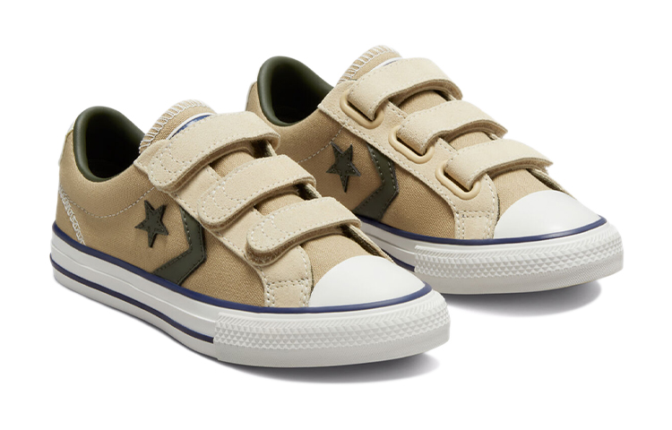 Lookbook (JR) (ユース) コンバース スタープレイヤー 'ブラウングリーン' 672408C 672408C