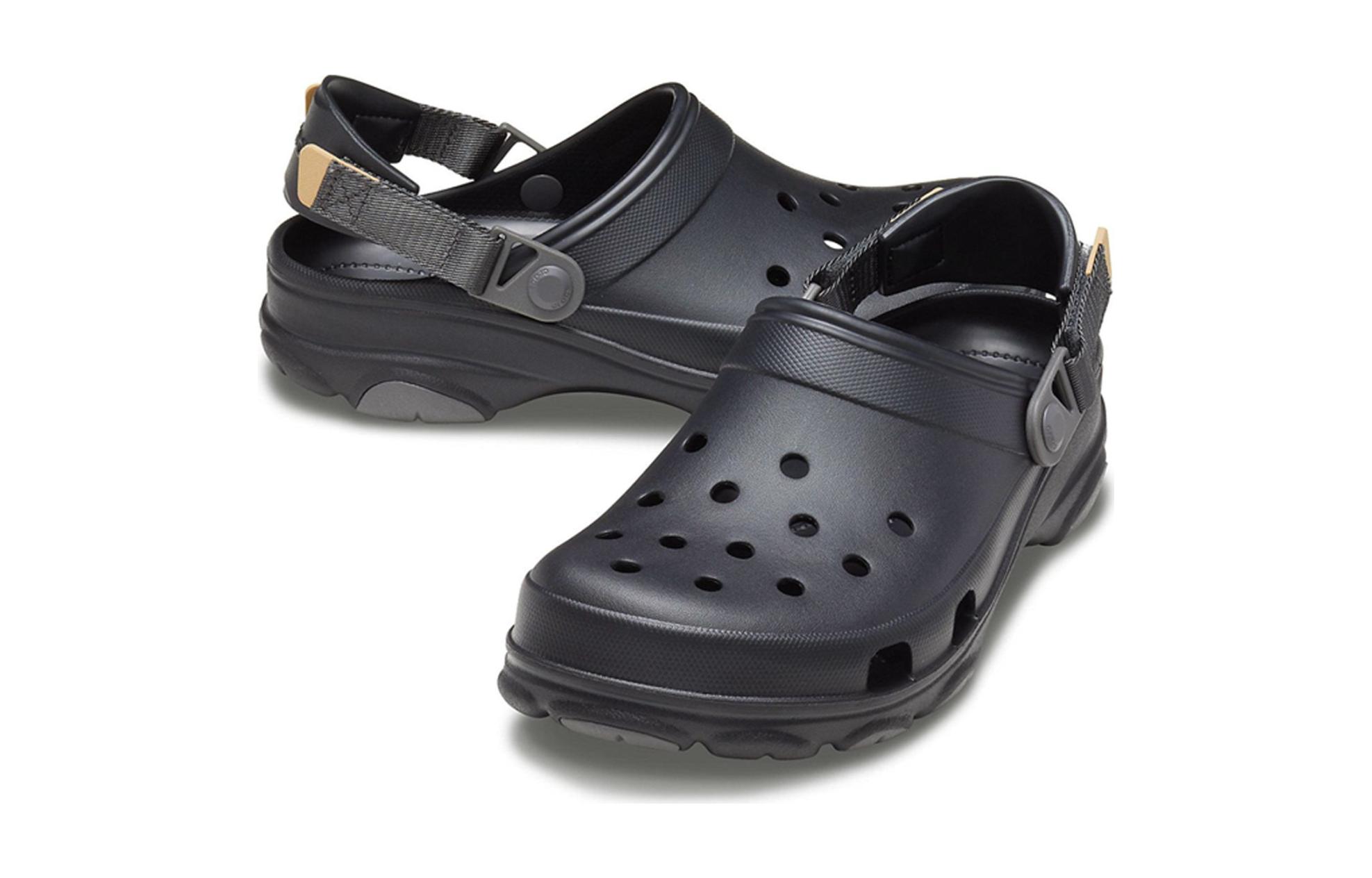 Lookbook (JR) Crocs 全地形拖鞋 '黑色' 207458-001