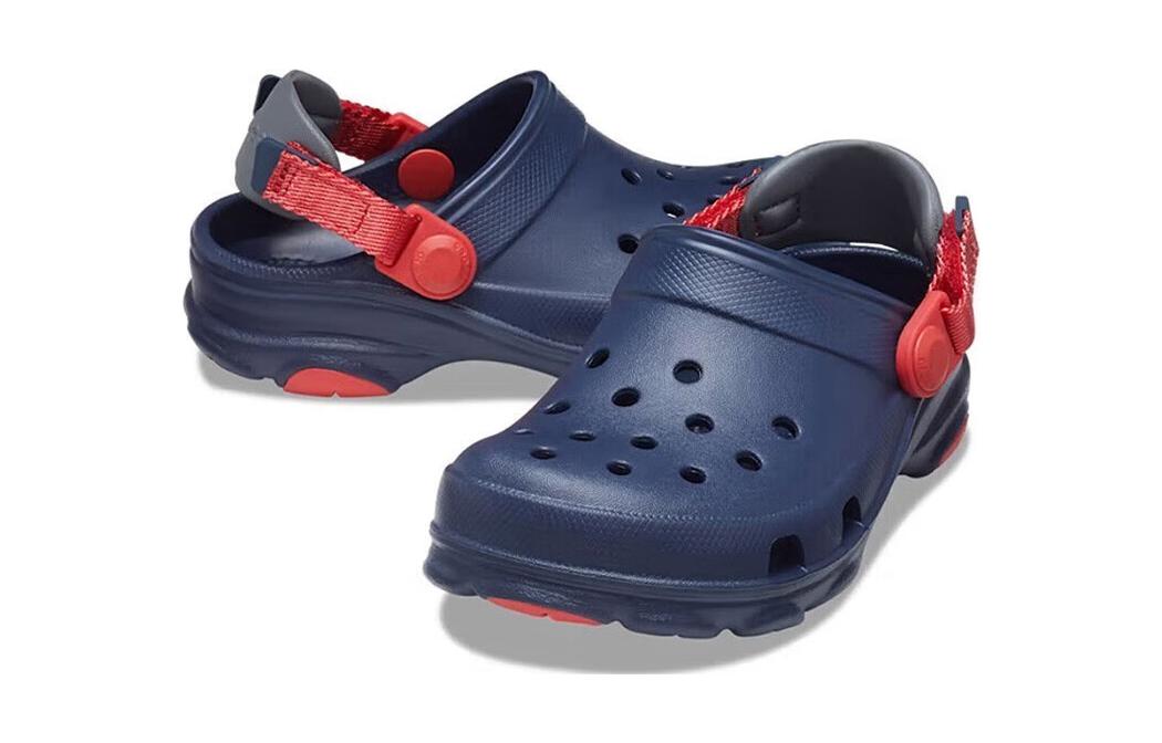 Order 兒童 Crocs卡駱馳 舒適氣質 休閒百搭 耐磨 透氣輕便兒童涼鞋 黑色