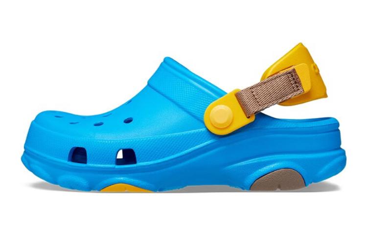 (Youth) Crocs All Terrain Lined Clog 'Blue Yellow' 206747-456