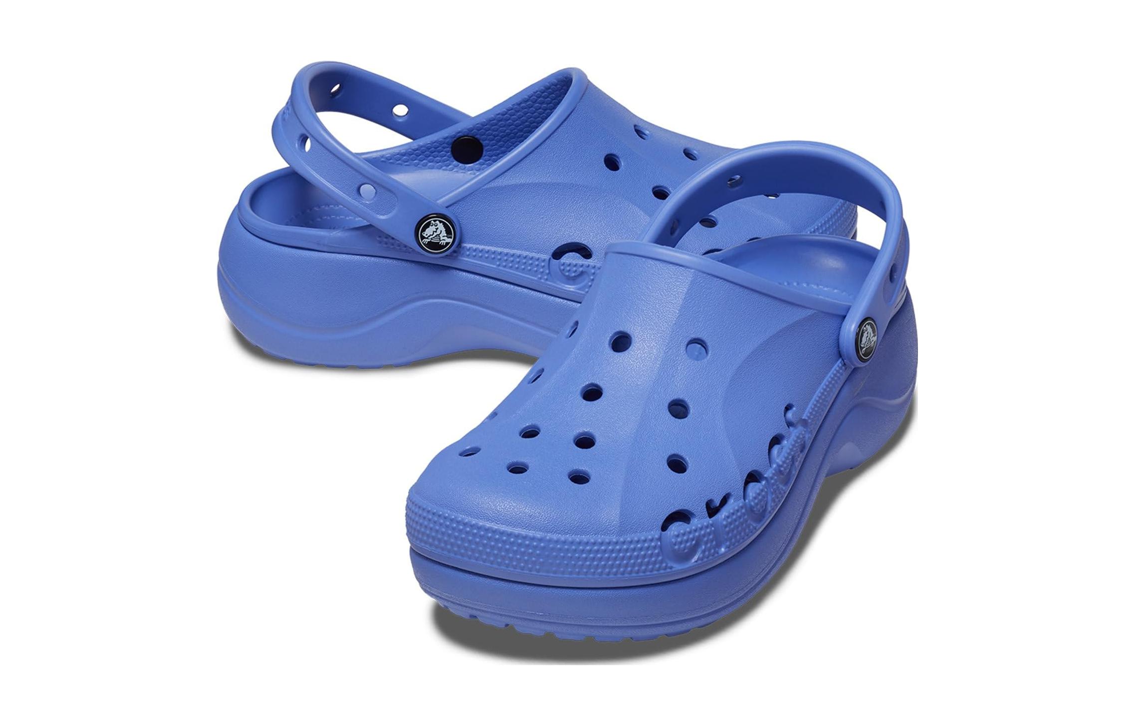 Shop (Youth) Crocs Baya Clogs 'Blue White' 10190-4O5