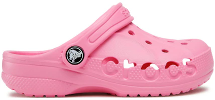 Order 兒童 Crocs卡駱馳 Baya Clog K 休閒舒適 耐磨透氣 兒童拖鞋 玫瑰粉