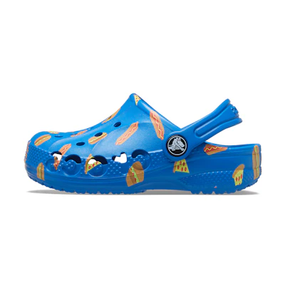 (Youth) Crocs Baya Graphic Clogs 'Blue'