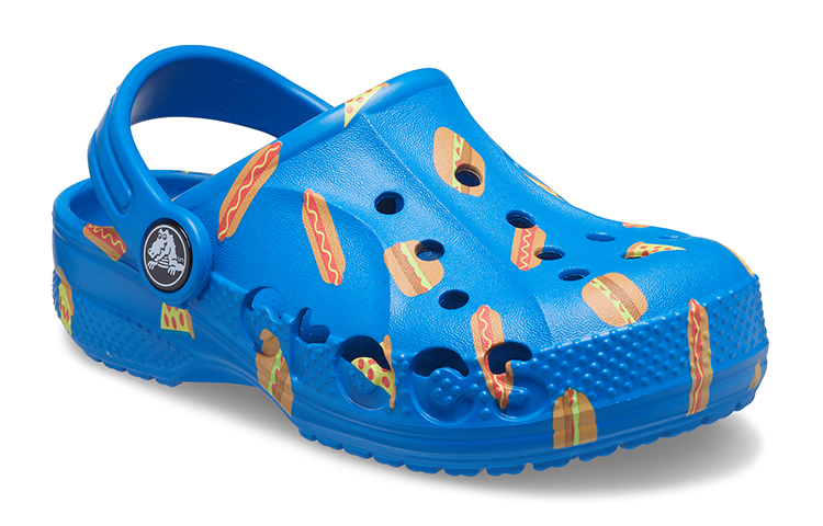 (Youth) Crocs Baya Graphic Clogs 'Blue' 圖 3