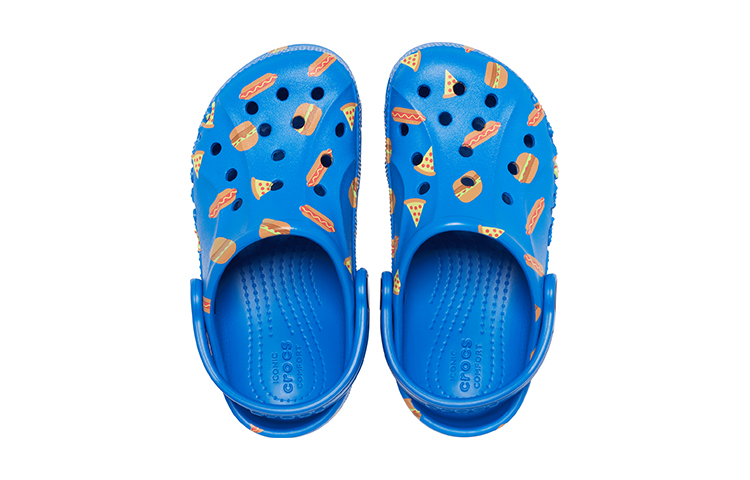 (Youth) Crocs Baya Graphic Clogs 'Blue' 圖 5