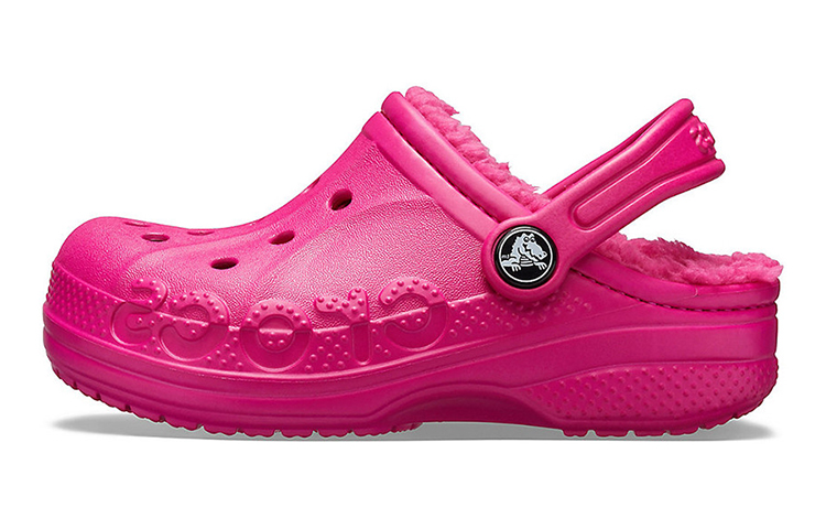 (Youth) Crocs Baya Lined Clogs 'Candy Pink' 205977-6X3