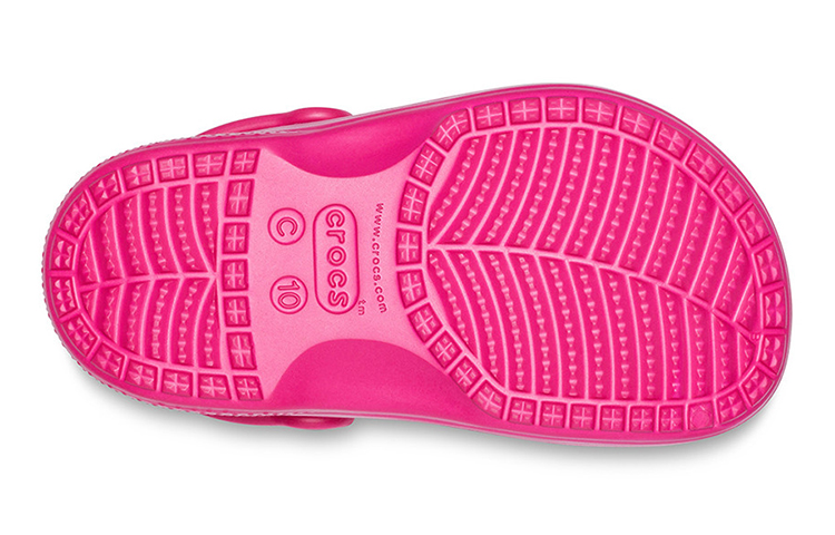 Details for (Youth) Crocs Baya Lined Clogs 'Candy Pink' 205977-6X3