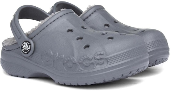兒童 Crocs卡駱馳 Baya Lined Clog K 休閒舒適 保暖 兒童拖鞋 炭灰 Lookbook 兒童 Crocs卡駱馳 Baya Lined Clog K 休閒舒適 保暖 兒童拖鞋 炭灰