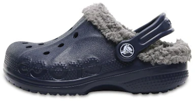(Youth) Crocs Baya Lined Clogs 'Navy Grey' 11745-46U (Youth) Crocs Baya Lined Clogs 'Navy Grey' 11745-46U