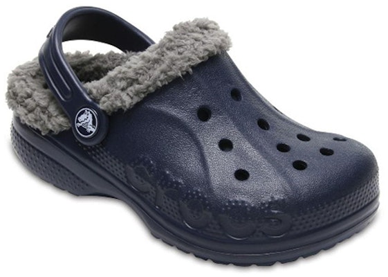 (Youth) Crocs Baya Lined Clogs 'Navy Grey' 11745-46U Shop (Youth) Crocs Baya Lined Clogs 'Navy Grey' 11745-46U