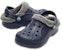 (JR) Crocs Baya Lined Clogs 'Navy Grey' Lelaki Perempuan 11745-46U