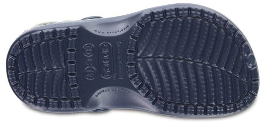 (Youth) Crocs Baya Lined Clogs 'Navy Grey' 11745-46U Sizing (Youth) Crocs Baya Lined Clogs 'Navy Grey' 11745-46U