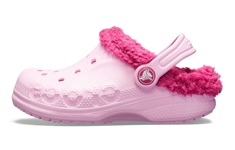 (Youth) Crocs Baya Lined Clogs 'Pink Rose' 11745-6CZ