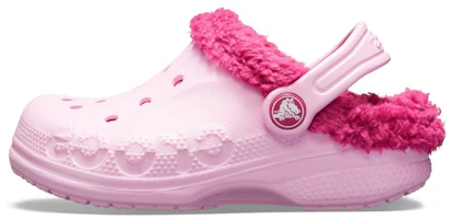 (Youth) Crocs Baya Lined Clogs 'Pink Rose' 11745-6CZ (Youth) Crocs Baya Lined Clogs 'Pink Rose' 11745-6CZ