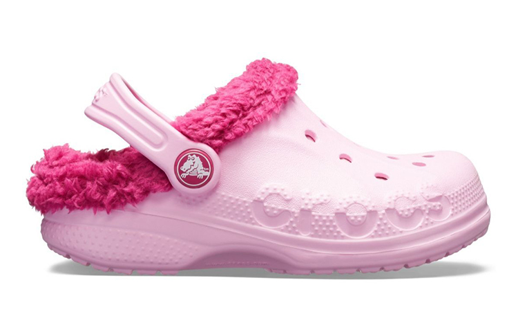 Order (Youth) Crocs Baya Lined Clogs 'Pink Rose' 11745-6CZ