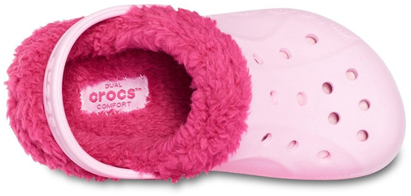 (JR) Crocs 粉色玫瑰绒里拖鞋 11745-6CZ Lookbook (JR) Crocs 粉色玫瑰绒里拖鞋 11745-6CZ