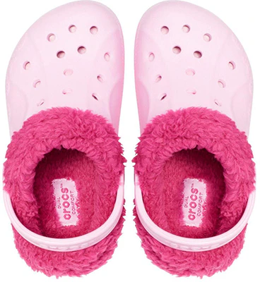 (Youth) Crocs Baya Lined Clogs 'Pink Rose' 11745-6CZ Details for (Youth) Crocs Baya Lined Clogs 'Pink Rose' 11745-6CZ