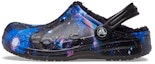 Buy (Youth) Crocs Baya Lined Fuzzy-Strap Galaxy Clogs 'Black Multi' 207654-0C4