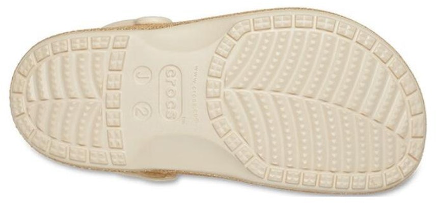 (JR) Crocs Baya Berbulu Berkilau 'Emas' 207656-11S Details for (JR) Crocs Baya Berbulu Berkilau 'Emas' 207656-11S