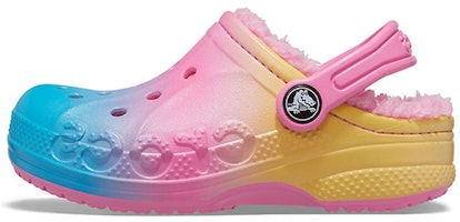 (Youth) Crocs Baya Printed Lined Clogs 'Pink Lemonade Multi' 205888-6SO (Youth) Crocs Baya Printed Lined Clogs 'Pink Lemonade Multi' 205888-6SO