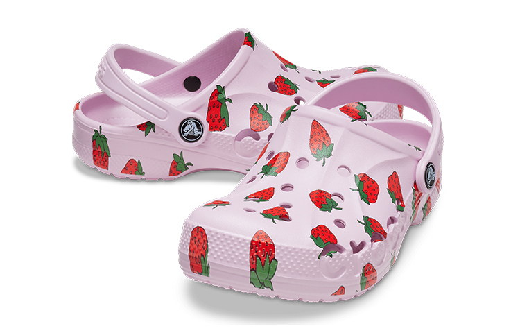 Shop (JR) Crocs Baya Saisonale Bedruckte Clogs ''Pink Rot'' 207657-6GD