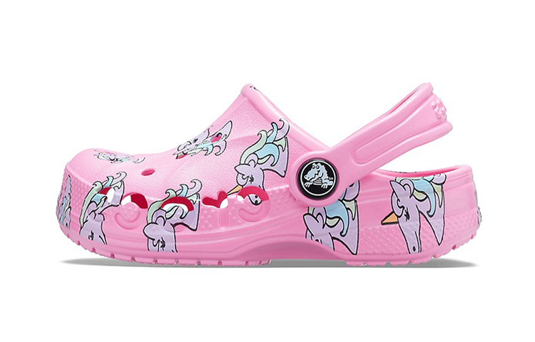 (Youth) Crocs Baya Seasonal Printed Clogs 'Pink White' 206180-669