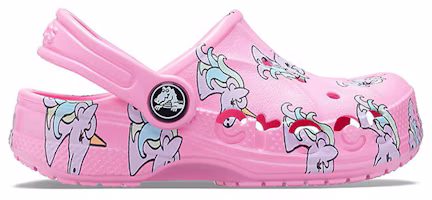 Order (JR) Crocs Baya Saisonale Bedruckte Clogs ''Rosa Weiß'' 206180-669