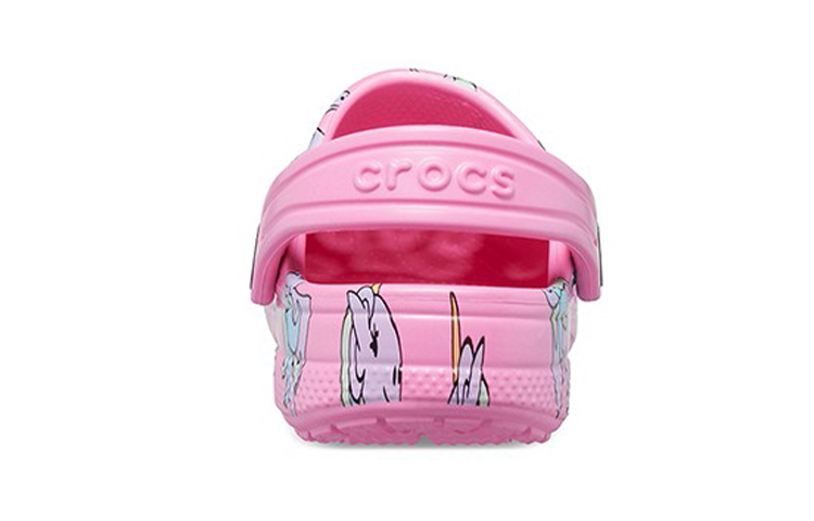 Details for (JR) Crocs Baya Saisonale Bedruckte Clogs ''Rosa Weiß'' 206180-669
