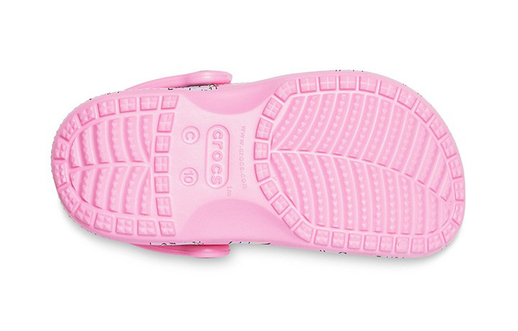Sizing (JR) Crocs Baya Saisonale Bedruckte Clogs ''Rosa Weiß'' 206180-669