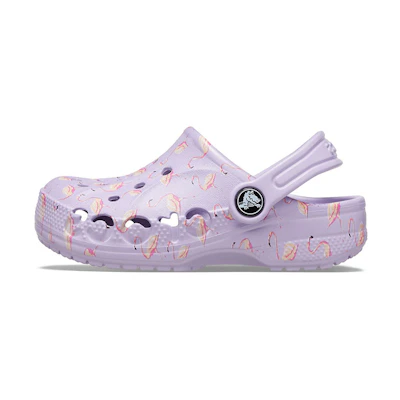 (Youth) Crocs Baya Seasonal Printed Clogs 'Purple'