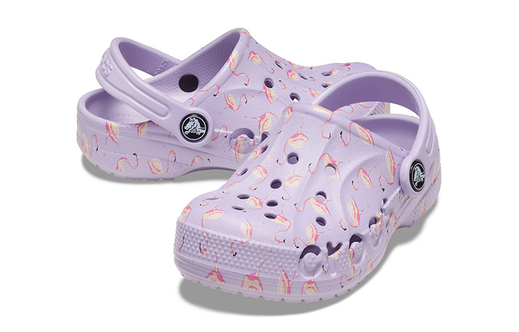 Shop (JR) Crocs Baya Saisonale Bedruckte Clogs ''Lila'' 206180-530