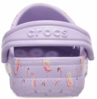 Details for (JR) Crocs Baya Saisonale Bedruckte Clogs ''Lila'' 206180-530