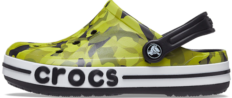 (JR) Crocs Bayaband Bubble Camo Suecos 'Verde Negro' 207807-0C4 Buy (JR) Crocs Bayaband Bubble Camo Suecos 'Verde Negro' 207807-0C4