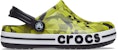 (Youth) Crocs Bayaband Bubble Camo Clogs 'Green Black' 207807-0C4