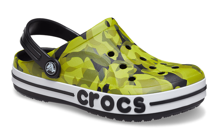 Lookbook (JR) Crocs Bayaband Bubble Camo Suecos 'Verde Negro' 207807-0C4
