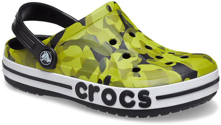(JR) Crocs Bayaband Bubble Camo Suecos 'Verde Negro' 207807-0C4 Lookbook (JR) Crocs Bayaband Bubble Camo Suecos 'Verde Negro' 207807-0C4