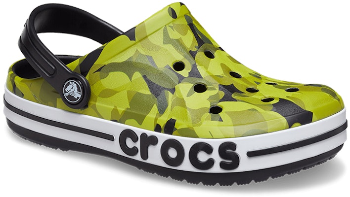 (Youth) Crocs Bayaband Bubble Camo Clogs 'Green Black' 207807-0C4 Lookbook (Youth) Crocs Bayaband Bubble Camo Clogs 'Green Black' 207807-0C4