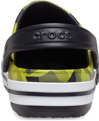 (JR) Crocs Bayaband Bubble Camo 'Hijau Hitam' Clog 207807-0C4 Details for (JR) Crocs Bayaband Bubble Camo 'Hijau Hitam' Clog 207807-0C4