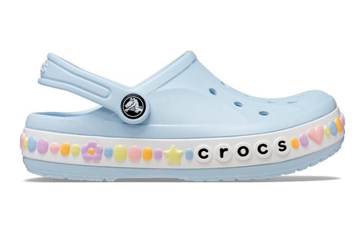 Order (Youth) Crocs Bayaband Charm Band Clogs 'Mineral Blue' 208102-4JQ