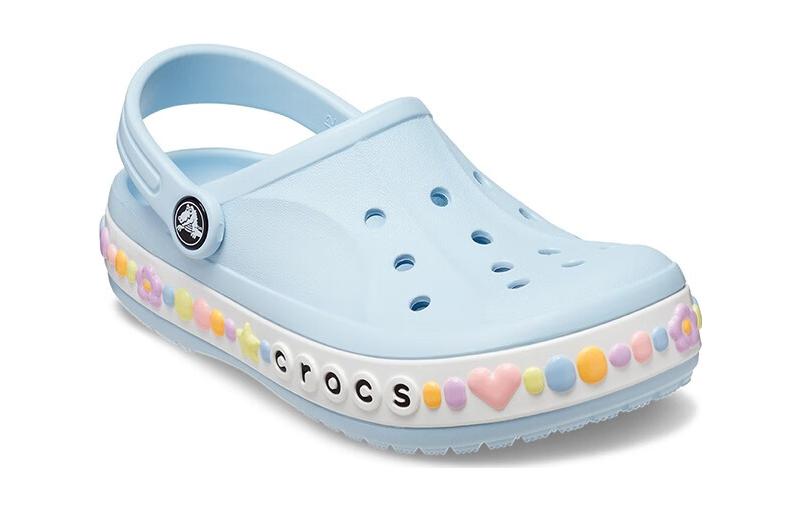 Lookbook (Youth) Crocs Bayaband Charm Band Clogs 'Mineral Blue' 208102-4JQ
