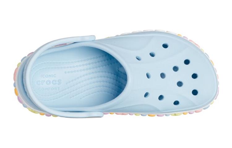 Shop (Youth) Crocs Bayaband Charm Band Clogs 'Mineral Blue' 208102-4JQ