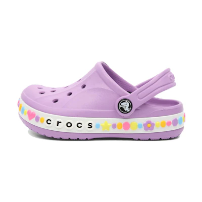 (Youth) Crocs Bayaband Charm Band Clogs 'Orchid'