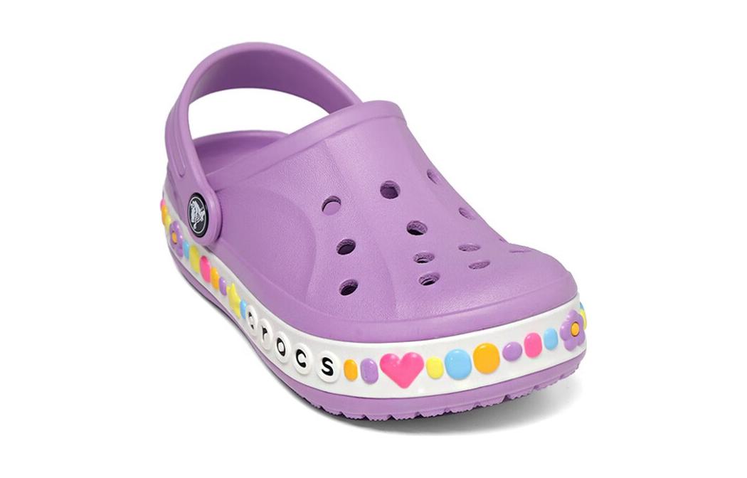 Lookbook (Youth) Crocs Bayaband Charm Band Clogs 'Orchid' 208101-5PR