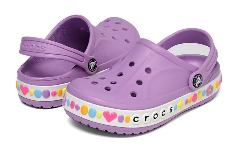 Shop (Youth) Crocs Bayaband Charm Band Clogs 'Orchid' 208101-5PR