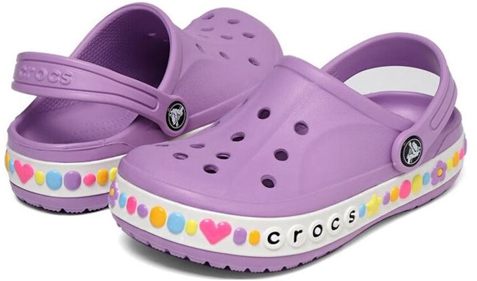 (JR) Crocs Bayaband Charm Band Clogs 'Orchid' - Zuecos con Charm en Orquídea 208101-5PR Shop (JR) Crocs Bayaband Charm Band Clogs 'Orchid' - Zuecos con Charm en Orquídea 208101-5PR