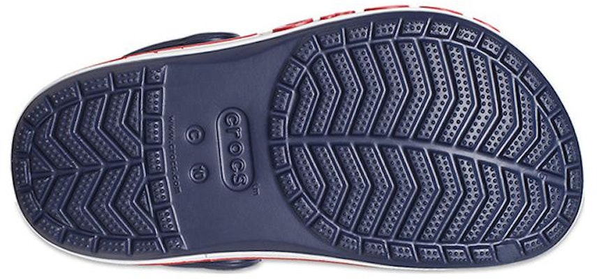 (Youth) Crocs Bayaband Clog 'Navy White Red' 207019-410 Purchase (Youth) Crocs Bayaband Clog 'Navy White Red' 207019-410