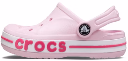 (Youth) Crocs Bayaband Clog 'Pink White' 207019-6TG (Youth) Crocs Bayaband Clog 'Pink White' 207019-6TG
