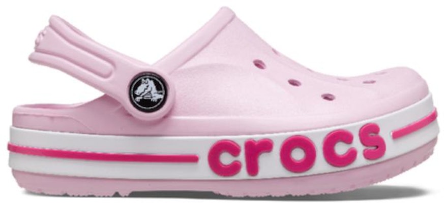 (Youth) Crocs Bayaband Clog 'Pink White' 207019-6TG Order (Youth) Crocs Bayaband Clog 'Pink White' 207019-6TG