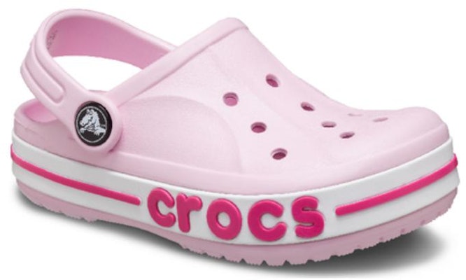 (Youth) Crocs Bayaband Clog 'Pink White' 207019-6TG Lookbook (Youth) Crocs Bayaband Clog 'Pink White' 207019-6TG